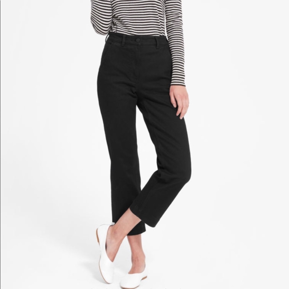 Everlane straight leg crop pant